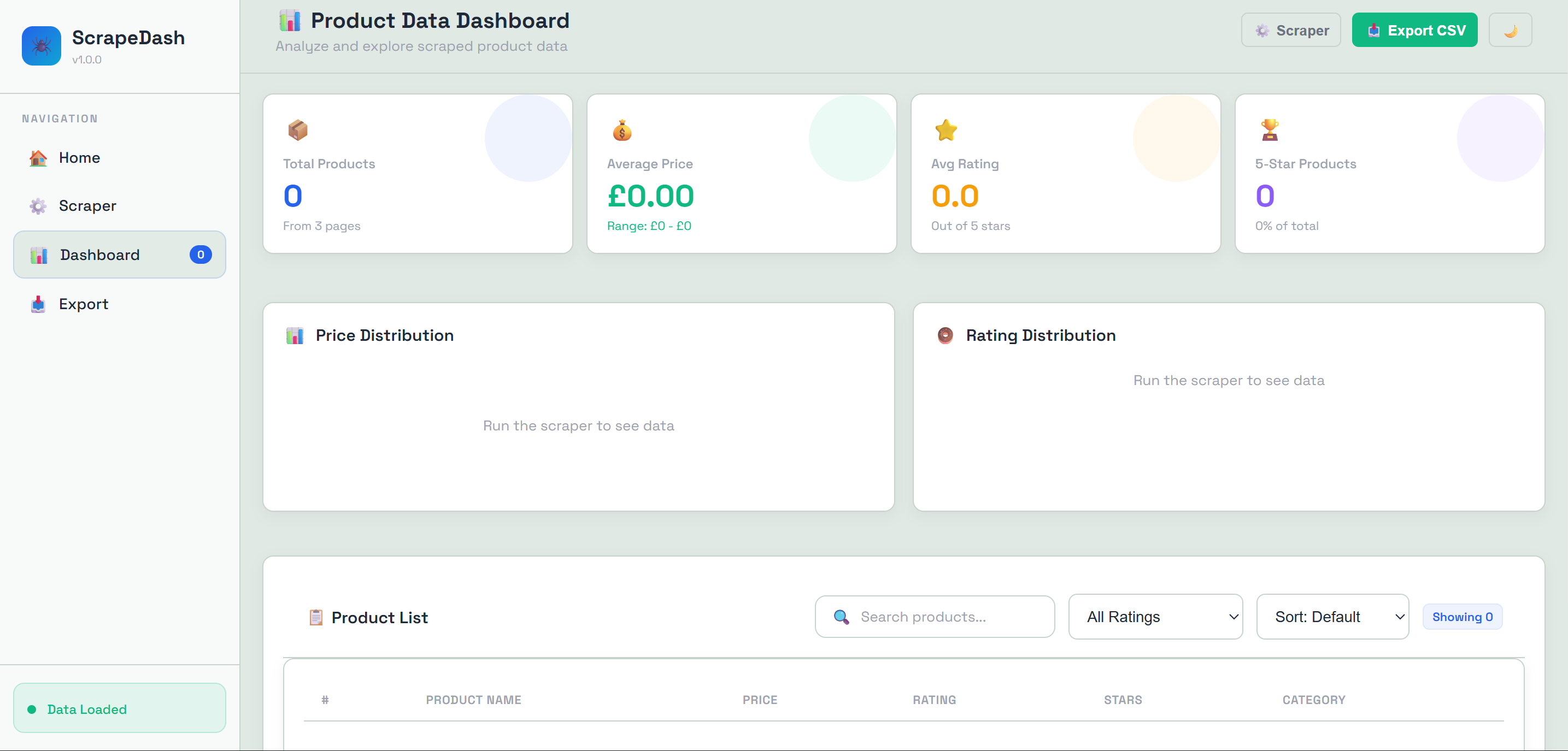 Web Scraper Dashboard thumbnail 3