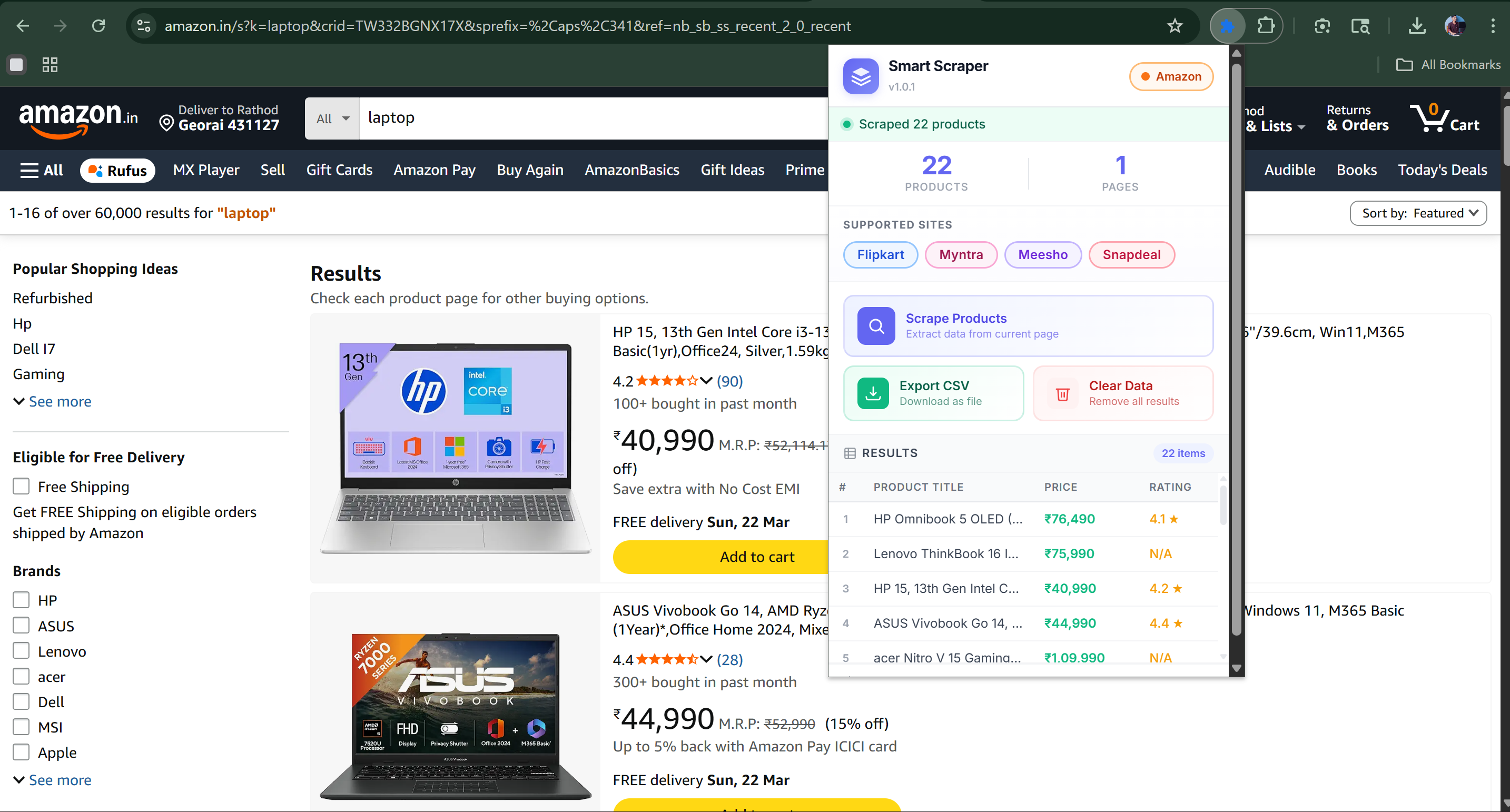 Smart Web Scraper project thumbnail